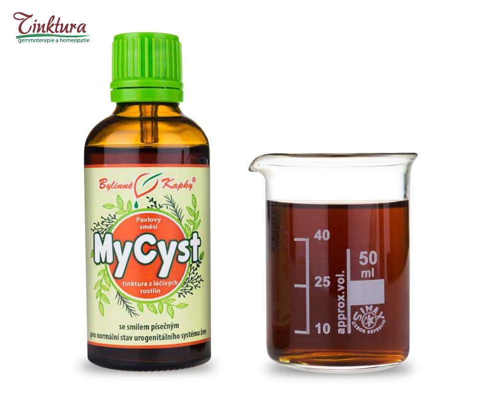 MyCyst (Myom, cysta) - bylinné kapky (tinktura) 50 ml - doplněk stravy