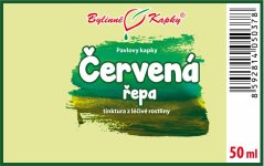 Červená řepa - bylinné kapky (tinktura) 50 ml - doplněk stravy