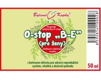 O-stop "B-E" - ženské orgány - bylinné kapky (tinktura) 50 ml - doplněk stravy