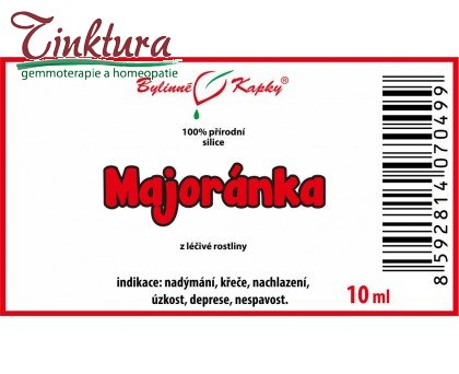 Majoránka - 100% přírodní silice (10 ml) - esenciální (éterický) olej