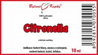 Citronella - 100% přírodní silice (10 ml) - esenciální (éterický) olej