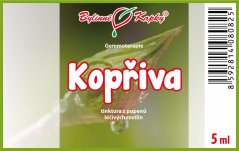 Kopřiva - tinktura z mladých výhonků 5 ml - gemmoterapie - doplněk stravy