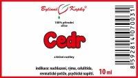 Cedr - 100% přírodní silice (10 ml) - esenciální (éterický) olej