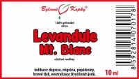 Levandule Mt Blanc - 100% přírodní silice (10 ml) - esenciální (éterický) olej