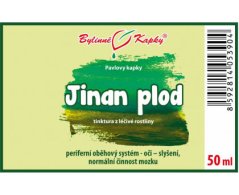 Jinan plod (Ginkgo) - bylinné kapky (tinktura) 50 ml - doplněk stravy