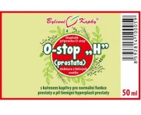 O-stop "H" - prostata - bylinné kapky (tinktura) 50 ml - doplněk stravy