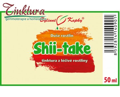 Shii-take (shiitake, šitake) - kapky Duše rostlin (tinktura) 50 ml - doplněk stravy