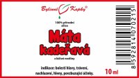Máta kadeřavá -100% přírodní silice (10 ml) - esenciální (éterický) olej