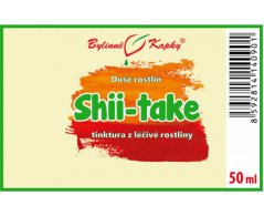 Shii-take (shiitake, šitake) - kapky Duše rostlin (tinktura) 50 ml - doplněk stravy