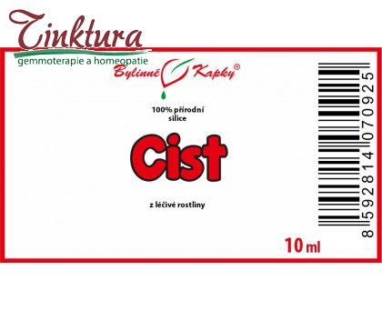 Cist - 100 % přírodní silice - esenciální (éterický) olej 10 ml