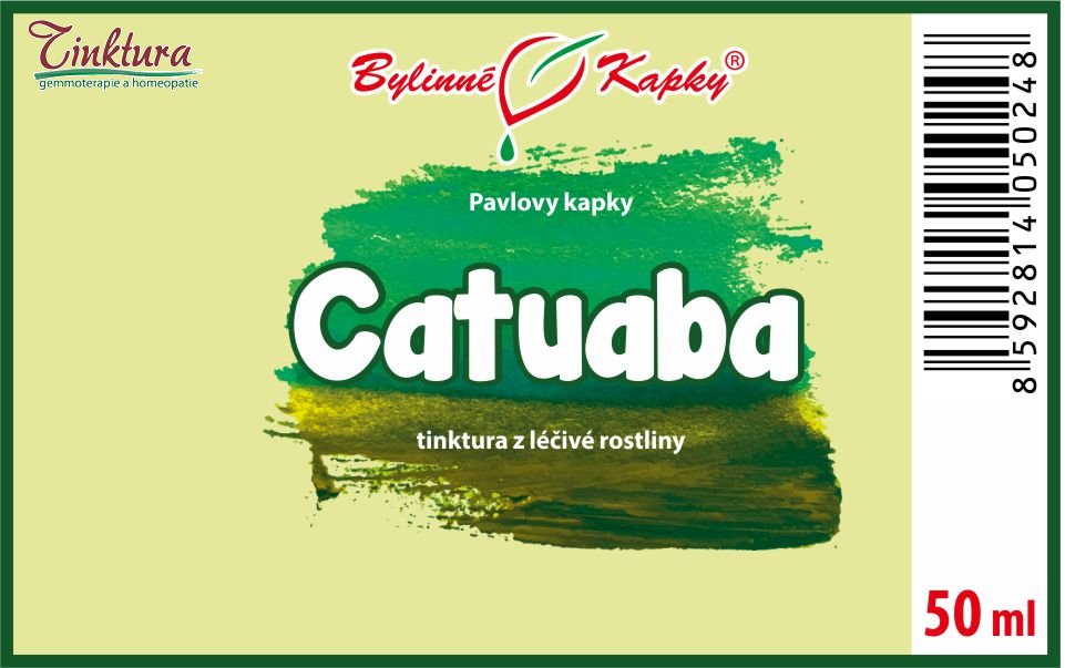 Catuaba - bylinné kapky (tinktura) 50 ml - doplněk stravy