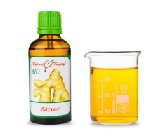 Zázvorovník (zázvor) BIO - bylinné kapky (tinktura) - doplněk stravy  50 ml