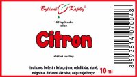 Citron - 100% přírodní silice (10 ml) - esenciální (éterický) olej