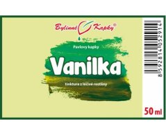 Vanilka - bylinné kapky (tinktura) 50 m - doplněk stravy