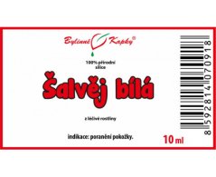 Šalvěj bílá  - 100% přírodní silice (10 ml) - esenciální (éterický) olej