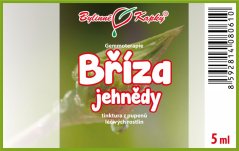 Bříza - tinktura z jehněd 5 ml - gemmoterapie - doplněk stravy