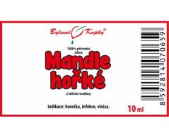 Mandle hořké - 100 % přírodní silice - esenciální (éterický) olej 10 ml