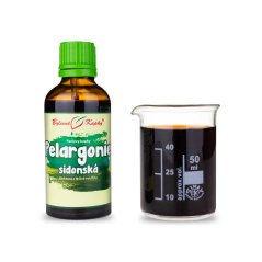 Pelargonie sidonská - bylinné kapky (tinktura) 50 ml - doplněk stravy
