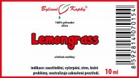Lemongrass -  100% přírodní silice (10 ml) - esenciální (éterický) olej
