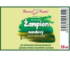 Žampion mandlový (brazilský) - bylinné k - bylinné kapky (tinktura) 50 ml - doplněk stravy