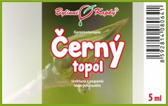 Černý topol - tinktura z pupenů 5 ml - gemmoterapie - doplněk stravy