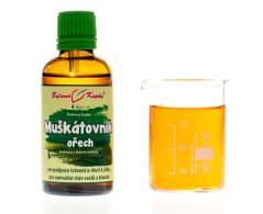 Muškátovník - bylinné kapky (tinktura) 50 ml - doplněk stravy