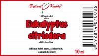 Eukalyptus citriodora - 100% přírodní silice (10 ml) - esenciální (éterický) olej