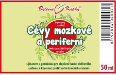 Cévy mozkové a periferní - bylinné kapky (tinktura) doplněk stravy  50 ml
