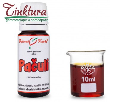 Pačuli  -  100% přírodní silice (10 ml) - esenciální (éterický) olej