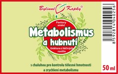 Metabolismus a hubnutí - bylinné kapky (tinktura) 50 ml - doplněk stravy