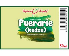 Puerarie (Kudzu) kořen - bylinné kapky (tinktura) 50 ml - doplněk stravy