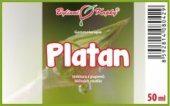 Platan - tinktura z pupenů (gemmoterapie) 50 ml - doplněk stravy