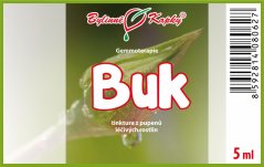Buk - tinktura z pupenů 5 ml - gemmoterapie - doplněk stravy