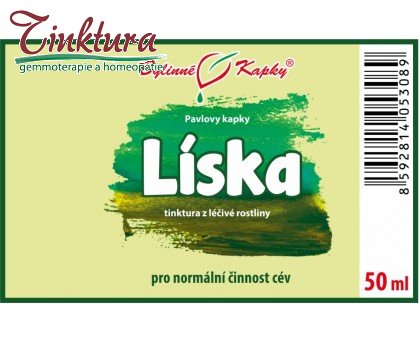 Líska - bylinné kapky (tinktura) 50 ml - doplněk stravy