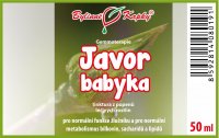 Javor babyka - tinktura z pupenů (gemmoterapie) 50 ml - doplněk stravy