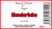 Mandarinka - 100% přírodní silice (10 ml) - esenciální (éterický) olej