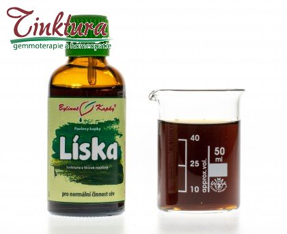 Líska - bylinné kapky (tinktura) 50 ml - doplněk stravy