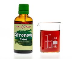 Citronová tráva - bylinné kapky (tinktura) 50 ml) - doplněk stravy