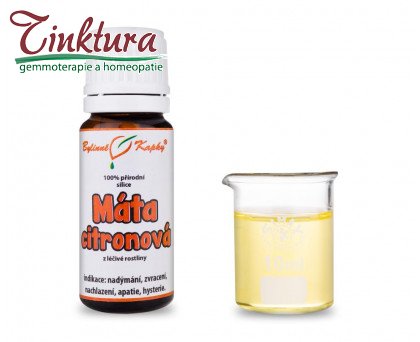 Máta citronová - 100% přírodní silice - esenciální (éterický) olej 10 ml