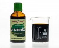 Brusinka list - bylinné kapky (tinktura) 50 ml - doplněk stravy