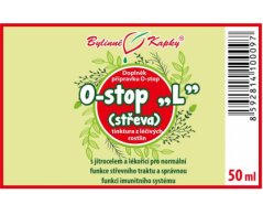 O-stop "L" - střeva - bylinné kapky (tinktura) 50 ml - doplněk stravy