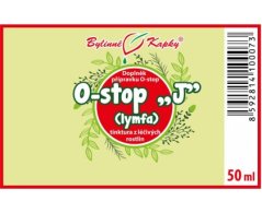 O-stop "J" - lymfa - bylinné kapky (tinktura) 50 ml - doplněk stravy