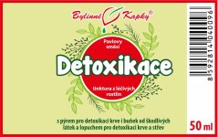 Detoxikace - bylinné kapky (tinktura)  doplněk stravy 50 ml
