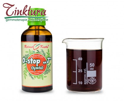 O-stop "J" - lymfa - bylinné kapky (tinktura) 50 ml - doplněk stravy