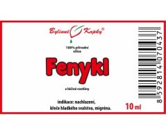 Fenykl - 100% přírodní silice (10 ml) - esenciální (éterický) olej