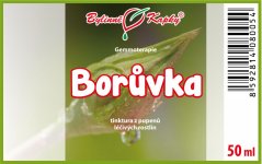 Borůvka - tinktura z pupenů (gemmoterapie) 50 ml - doplněk stravy