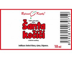Šanta kočičí - 100 % přírodní silice - esenciální (éterický) olej 10 ml